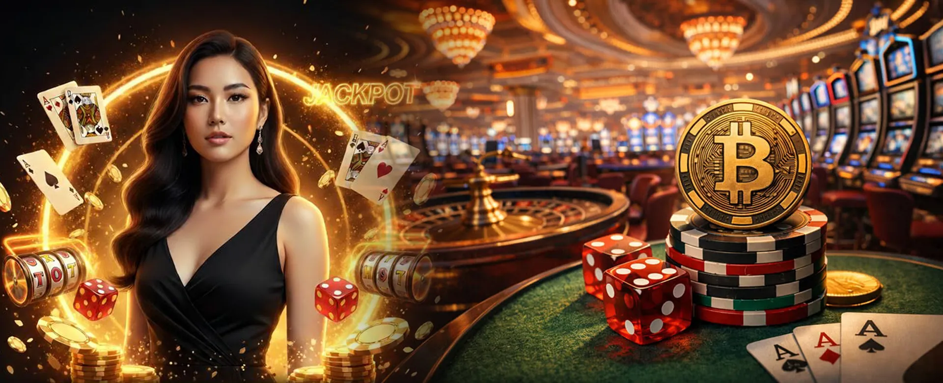 Vibrant BMW55 Online Casino Homepage with various games and promotions